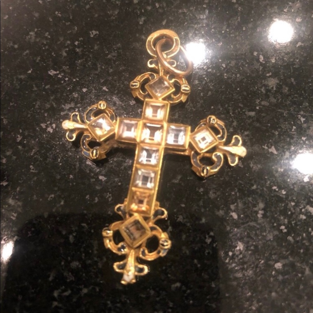 Early 17th Century Gold Cross from Spain